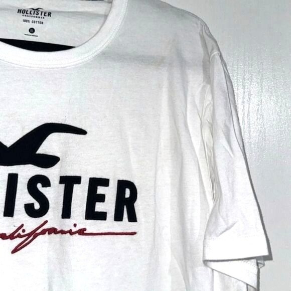 Hollister Mens White "California" Graphic T-Shirt XL - Picture 5 of 9